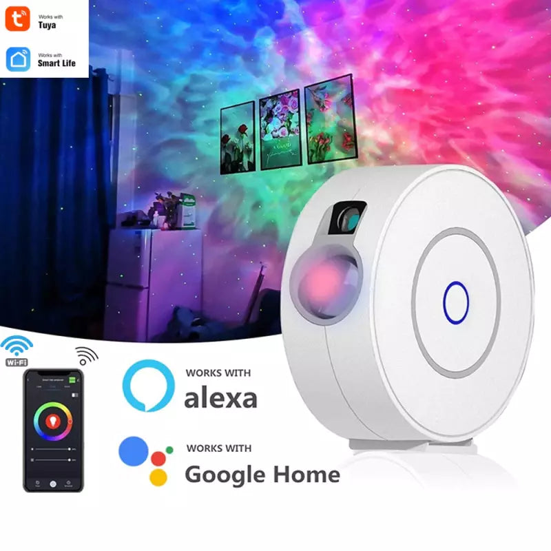 Tuya 3D Smart Aurora Wifi LED App Starry Sky Star Projector Galaxy Night Lamp Tuya 3D Smart Aurora Wifi LED App Starry Sky Star Projector Galaxy Night Lamp